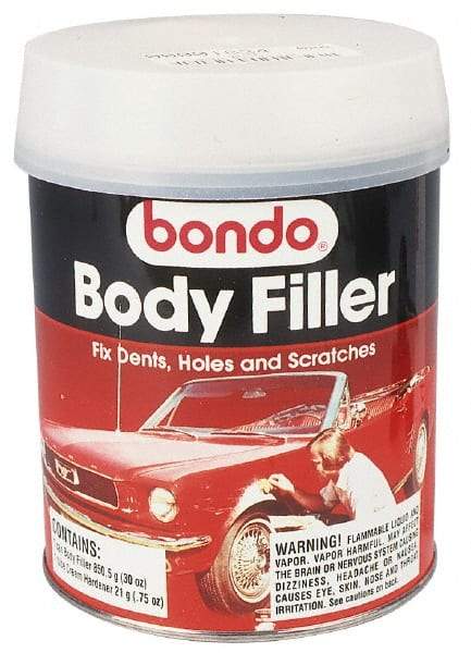 3M - Body Filler - 32 oz Body Filler, 3/4 oz Cream Hardener - First Tool & Supply