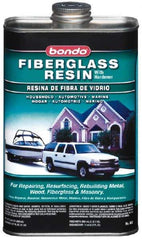 3M - Fiberglass Resin - 32 oz Resin, 0.37 oz Liquid - First Tool & Supply