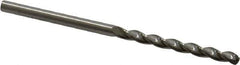 M.A. Ford - #41 150° Solid Carbide Jobber Drill - Bright Finish, Right Hand Cut, Parabolic Flute, Straight Shank, 2" OAL, Standard Point - First Tool & Supply