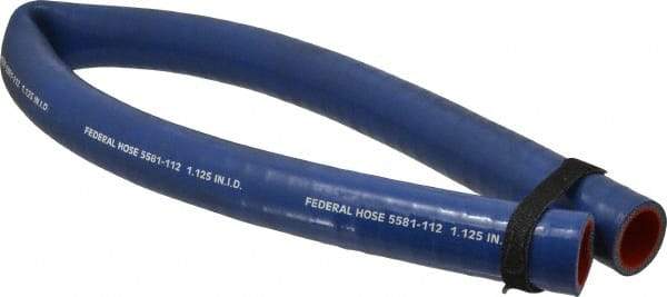 Federal Hose - 1-1/8" ID x 1.52" OD x 3' OAL, Coolant Hose - -65 to 350°F, Blue - First Tool & Supply