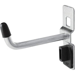 Kennedy - 1/4" Diam, 2" Long Single Vertical End Pegboard Hook - Steel - First Tool & Supply