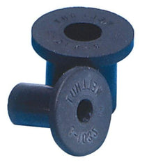 RivetKing - #10-32, 1/2" Diam x 0.036" Thick Flange, Rubber Insulated Rivet Nut - UNF Thread, Rubber, 0.377" Body Diam, 0.554" OAL - First Tool & Supply