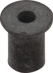 RivetKing - #6-32, 0.452" Diam x 0.062" Thick Flange, Rubber Insulated Rivet Nut - UNC Thread, Rubber, 5/16" Body Diam, 1/2" OAL - First Tool & Supply