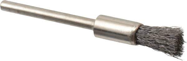 Osborn - 1/4" Brush Diam, End Brush - 1/8" Diam Shank, 25,000 Max RPM - First Tool & Supply