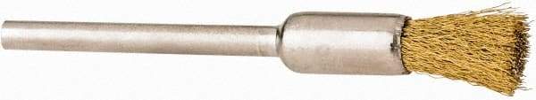 Osborn - 1/4" Brush Diam, End Brush - 1/8" Diam Shank, 25,000 Max RPM - First Tool & Supply