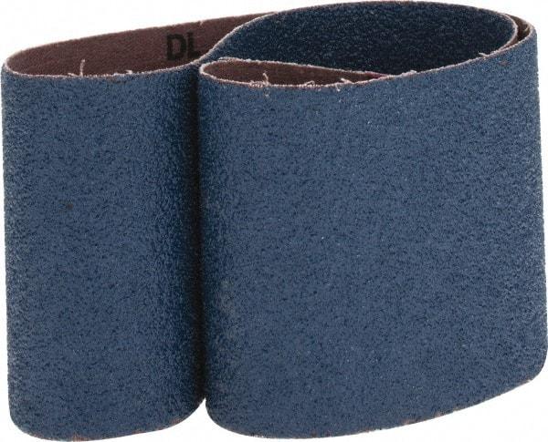 Made in USA - 3" Wide x 24" OAL, 40 Grit, Zirconia Alumina Abrasive Belt - Zirconia Alumina, Coarse, Coated, X Weighted Cloth Backing - First Tool & Supply