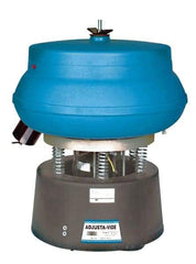 Raytech - 0.75 Cu Ft, 1/3 hp, Wet/Dry Operation Vibratory Tumbler - Adjustable Amplitude, Flow Through Drain - First Tool & Supply