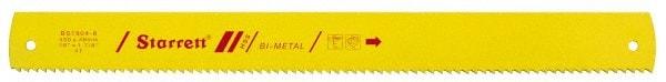 Starrett - 18" Long, 6 Teeth per Inch, Bi-Metal Power Hacksaw Blade - Toothed Edge, 1-7/8" Wide x 0.088" Thick - First Tool & Supply