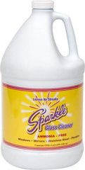 Made in USA - 1 Gal Bottle Unscented Glass Cleaner - Use on Glass Surfaces, Plexiglass - First Tool & Supply