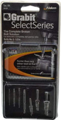 Alden - 7 Piece Screw Extractor/Drill Set - 17/64" Drive - First Tool & Supply