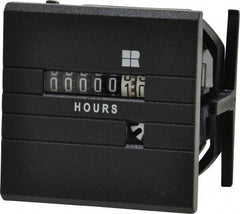 Trumeter - 7 Digit Wheel Display Hour Meter - No Reset - First Tool & Supply