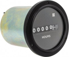 Trumeter - 6 Digit Wheel Display Hour Meter - No Reset - First Tool & Supply