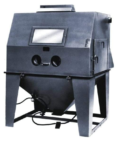 Econoline - 62" Wide x 82" High x 74" Deep Sandblasting Cabinet - Working Dimensions 60" Wide x 40" High x 30" Deep - First Tool & Supply