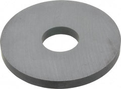 Mag-Mate - 0.875" ID x 2.875" OD Ceramic Ring Magnet - 0.25" Thick, 350°F Max Operating Temp - First Tool & Supply