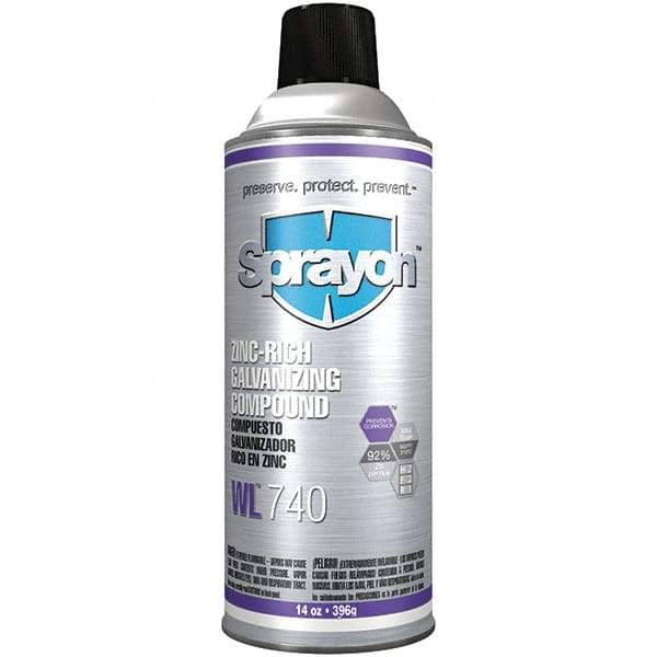 Sprayon - 16 oz Zinc Cold Galvanizing Compound - Comes in Aerosol - First Tool & Supply