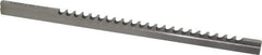 Dumont Minute Man - 6mm Keyway Width, Style C, Keyway Broach - High Speed Steel, Bright Finish, 3/8" Broach Body Width, 25/64" to 2-1/2" LOC, 11-3/4" OAL, 2,100 Lbs Pressure for Max LOC - First Tool & Supply