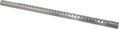 Dumont Minute Man - 3/16" Keyway Width, Production Keyway Broach - Bright Finish, 3/4" Broach Body Width, 25/64" to 2-1/2" LOC, 14-3/4" OAL, 2,170 Lbs Pressure for Max LOC - First Tool & Supply