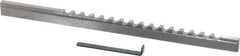 Value Collection - 5/32" Keyway Width, Style B, Keyway Broach - High Speed Steel, Bright Finish, 3/16" Broach Body Width, 19/64" to 1-11/16" LOC, 6-3/4" OAL - First Tool & Supply