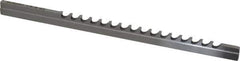 Dumont Minute Man - 1/8" Keyway Width, Style B, Keyway Broach - High Speed Steel, Bright Finish, 3/16" Broach Body Width, 19/64" to 1-11/16" LOC, 6-3/4" OAL, 720 Lbs Pressure for Max LOC - First Tool & Supply