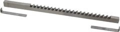 Dumont Minute Man - 3/8" Keyway Width, Style C, Keyway Broach - High Speed Steel, Bright Finish, 3/8" Broach Body Width, 25/64" to 2-1/2" LOC, 11-3/4" OAL, 4,340 Lbs Pressure for Max LOC - First Tool & Supply