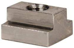 Gibraltar - 5/16-18 Blind Tapped T Slot Nut - 3/8" Slot Width, 5/8 x 7/32" Base Width x Height, 3/4 x 13/32" OAL x Height - First Tool & Supply