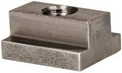 Gibraltar - 3/8-16 Blind Tapped T Slot Nut - 7/16" Slot Width, 3/4 x 7/32" Base Width x Height, 1 x 1/2" OAL x Height - First Tool & Supply