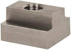 Gibraltar - 1/2-13 Blind Tapped T Slot Nut - 5/8" Slot Width, 1-1/8 x 7/16" Base Width x Height, 1-1/4 x 3/4" OAL x Height - First Tool & Supply