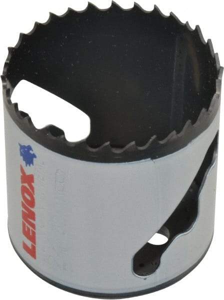 Lenox - 2-1/16" Diam, 1-1/2" Cutting Depth, Hole Saw - Bi-Metal Saw, Toothed Edge - First Tool & Supply