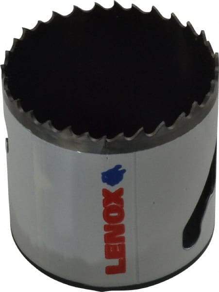 Lenox - 2-1/8" Diam, 1-1/2" Cutting Depth, Hole Saw - Bi-Metal Saw, Toothed Edge - First Tool & Supply