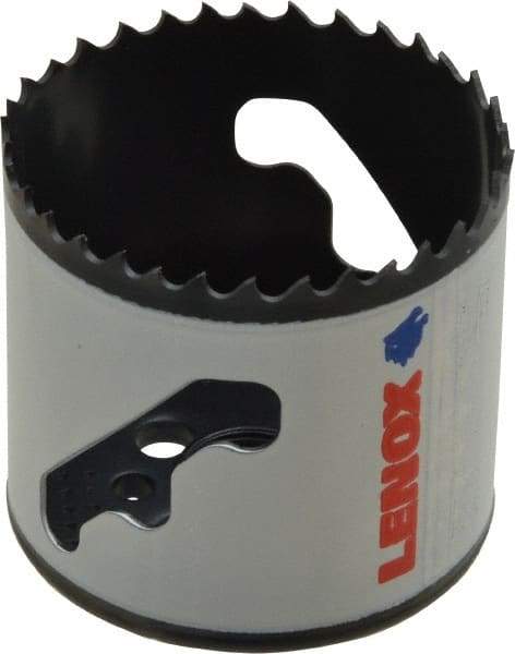 Lenox - 2-1/4" Diam, 1-1/2" Cutting Depth, Hole Saw - Bi-Metal Saw, Toothed Edge - First Tool & Supply