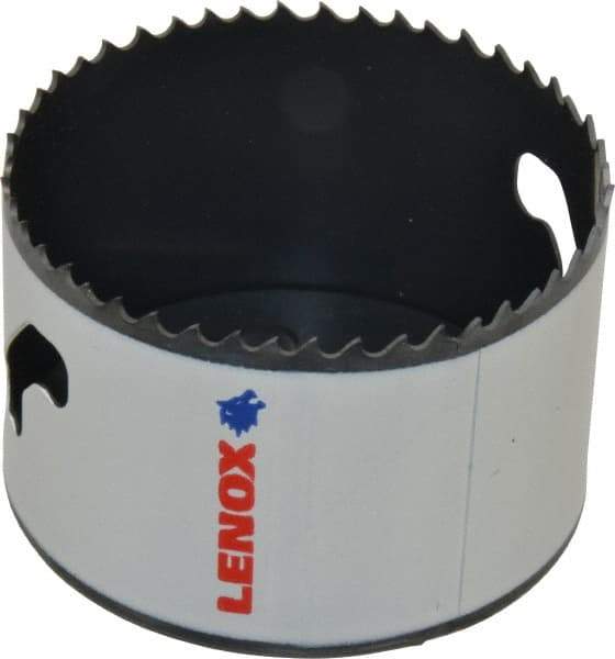 Lenox - 3-1/8" Diam, 1-1/2" Cutting Depth, Hole Saw - Bi-Metal Saw, Toothed Edge - First Tool & Supply