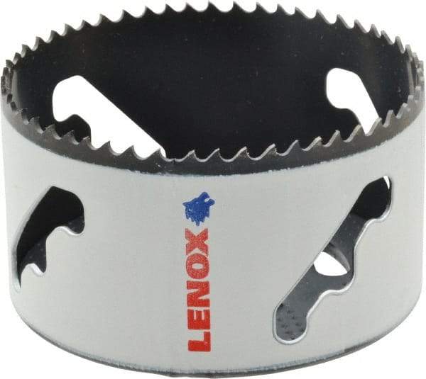 Lenox - 3-5/8" Diam, 1-1/2" Cutting Depth, Hole Saw - Bi-Metal Saw, Toothed Edge - First Tool & Supply