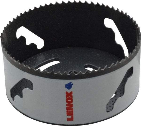 Lenox - 4-1/2" Diam, 1-1/2" Cutting Depth, Hole Saw - Bi-Metal Saw, Toothed Edge - First Tool & Supply