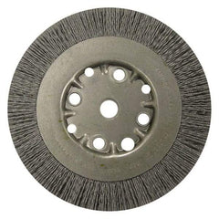 Anderson - 10" OD, 3/4" Arbor Hole, Crimped Nylon Wheel Brush - 1" Face Width - First Tool & Supply