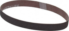 Norton - 3/4" Wide x 18" OAL, 60 Grit, Aluminum Oxide Abrasive Belt - Aluminum Oxide, Medium, Coated, Series R283 - First Tool & Supply