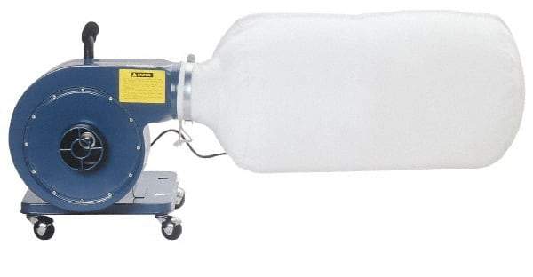 Enco - 110 Volt Portable Dust Collector - 4" Connection Diam, 750 CFM Air Flow - First Tool & Supply