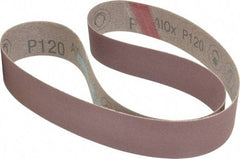 3M - 1-1/2" Wide x 42" OAL, 120 Grit, Aluminum Oxide Abrasive Belt - Aluminum Oxide, Fine, Coated, X Weighted Cloth Backing, Series 341D - First Tool & Supply