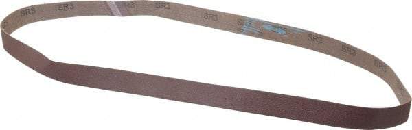 3M - 1" Wide x 48" OAL, 80 Grit, Aluminum Oxide Abrasive Belt - Aluminum Oxide, Medium, Coated, X Weighted Cloth Backing, Series 341D - First Tool & Supply