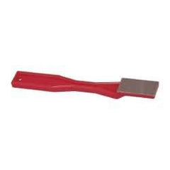 3M - 1-1/2" OAL Very Fine Sharpener Diamond File - 3/4" Wide, 1-1/2 LOC, Red - First Tool & Supply