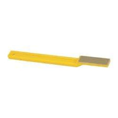 3M - 1-3/4" OAL Very Fine Sharpener Diamond File - 1/2" Wide, 1-3/4 LOC, Yellow - First Tool & Supply