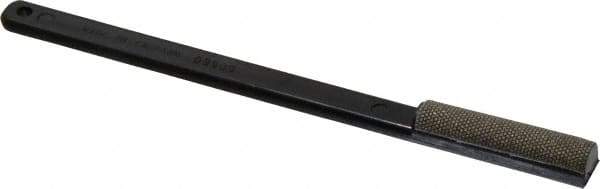 3M - 1-3/4" OAL Fine Half Round Sharpener Diamond File - 1/2" Wide, 1-3/4 LOC, Black - First Tool & Supply