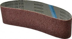 Tru-Maxx - 3" Wide x 24" OAL, 36 Grit, Aluminum Oxide Abrasive Belt - Aluminum Oxide, Very Coarse, Coated - First Tool & Supply