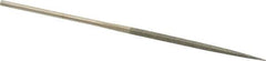 Value Collection - 5-1/2" OAL Fine Square Needle Diamond File - 3/32" Wide x 3/32" Thick, 2-3/4 LOC - First Tool & Supply