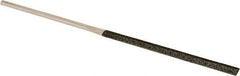 Value Collection - 5-1/2" OAL Fine Triangular Needle Diamond File - 11/64" Wide x 5/64" Thick, 2-3/4 LOC - First Tool & Supply