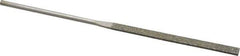 Value Collection - 5-1/2" OAL Coarse Equalling Needle Diamond File - 13/64" Wide x 3/64" Thick, 2-3/4 LOC - First Tool & Supply