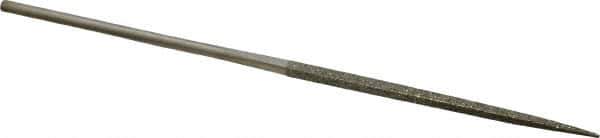 Value Collection - 5-1/2" OAL Coarse Square Needle Diamond File - 3/32" Wide x 3/32" Thick, 2-3/4 LOC - First Tool & Supply