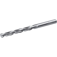 Walter-Titex - 0.4mm 130° Cobalt Jobber Drill - Bright Finish, Right Hand Cut, Spiral Flute, Straight Shank, 20mm OAL, VA Point - First Tool & Supply