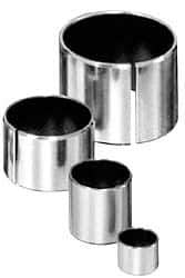 Bunting Bearing - 3/16" Inside x 1/4" Outside Diam, Steel Sleeve Bearing - 1/2" OAL - First Tool & Supply