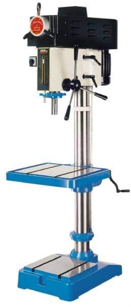 Vectrax - 20" Swing, Variable Speed Pulley Drill Press - Variable Speed, 2 hp, Three Phase - First Tool & Supply