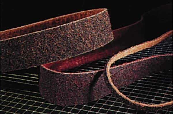 Superior Abrasives - 4" Wide x 132" OAL, Aluminum Oxide Abrasive Belt - Aluminum Oxide, Coarse, Nonwoven - First Tool & Supply